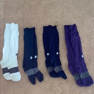 4 set pair of under armour soccer socks